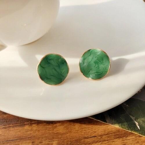 In 2021 South Korea Bohemia Hyperbole Retro Earring Hip Pop Sell Like Hot Cakes Women Hip Pop Creative Stud Earrings
