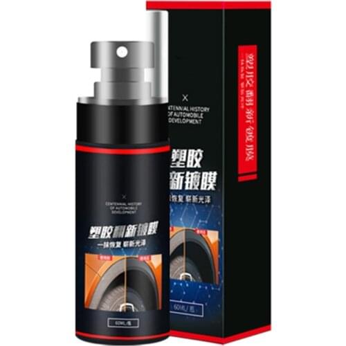 60ml Car Plastic Parts Retreading Agent Instrument Panel Wax Reducing Agent