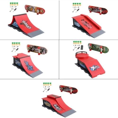 Skate Park Ramp Parts for Tech Deck Fingerboard Finger Board Ultimate Parks New 24BE
