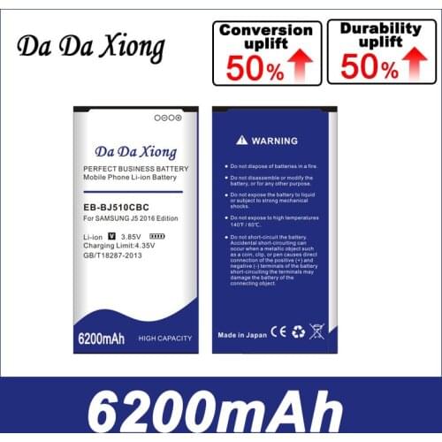 Da Da Xiong 5950mAh EB-BJ510CBC Li-ion Phone Battery for Samsung Galaxy J5 2016 Edition j5109 j5108 J510 battery