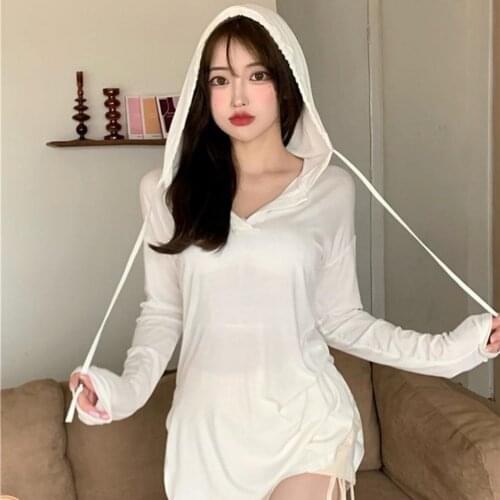 Женские футболки с капюшоном Zizibujuan China At AliExpress