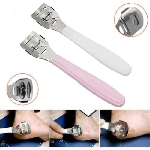 1 PC Top Quality Stainless Steel Pedicure Tools Hard Dead Skin Remover Cutter Shaver Trimmer Pedicure Callus Blade Foot Caring
