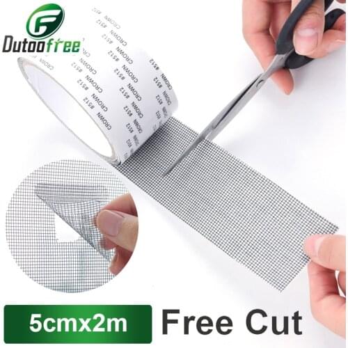 1PC Fix Net Window Home Adhesive Anti Mosquito Fly Bug Insect Repair Screen Wall Patch Stickers Mesh Window Screen Cuttable