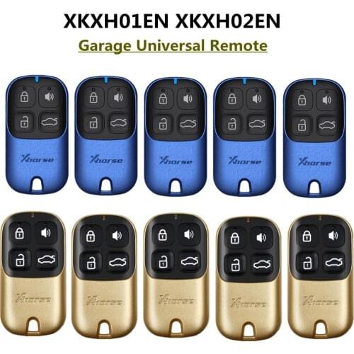 10pcs Universal 3 Buttons VVDI2 Wire Remote Car Keys XKXH02EN XKXH01EN Style for Xhorse VVDI Key Tool MAX English Version