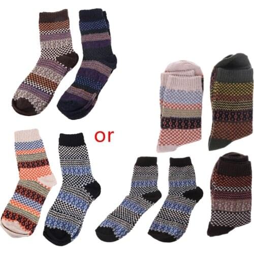 4Pair Casual Mens Warm Winter Soft Thick Angora Cashmere Rabbit Wool Blend Socks