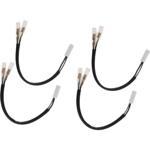 Motorcycle Turn Signal Adapter Turn Signal Harness Connector Plug Adapter for Yamaha R1 R6 FZ1 FZ6 FZ6R FZ8 FZN XJ6