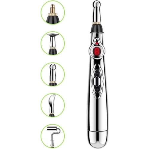 Relaxation Meridian Energy Pen Relief Pain Tools ABS Electric Meridian Pen Arm Neck Leg Face Massager Tools for Body