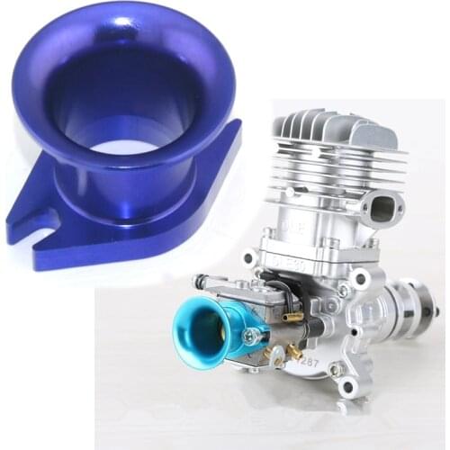 CNC Aluminum Alloy Air Horn Inlet for DLE30/ DLE50/ DLE55/ Zenoah G80 and CRRC Gas Engine RC Airplane