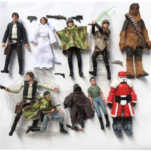 Hasbro Genuine STAR WARS Chewbacca Han Solo Zuckuss Kylo Ren Krennic Joints Movable Action Figure Ornament Model Toys