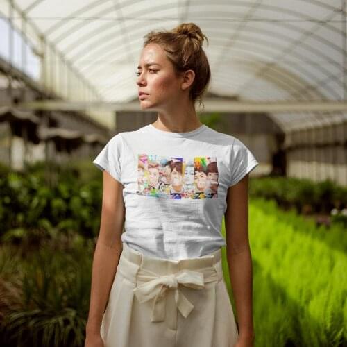 Nct Dream T-Shirt NCT DREAM- Chewing Gum T Shirt Summer Simple Women tshirt Gray Print Large size O Neck Ladies Tee Shirt