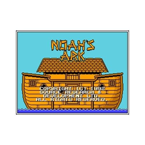 Noahs Ark 60 Pin Game Card For 8 Bit Subor Game Player