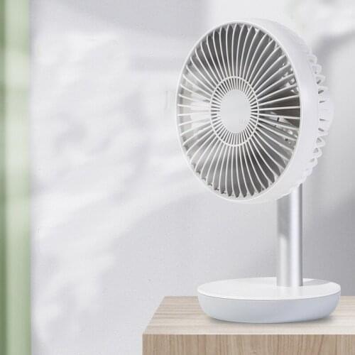 2 Pcs Small USB Desk Fan Quiet Portable Fan with 4 Speeds USB Powered Summer Air Cooler Home and Office Desktop Gadgets X2