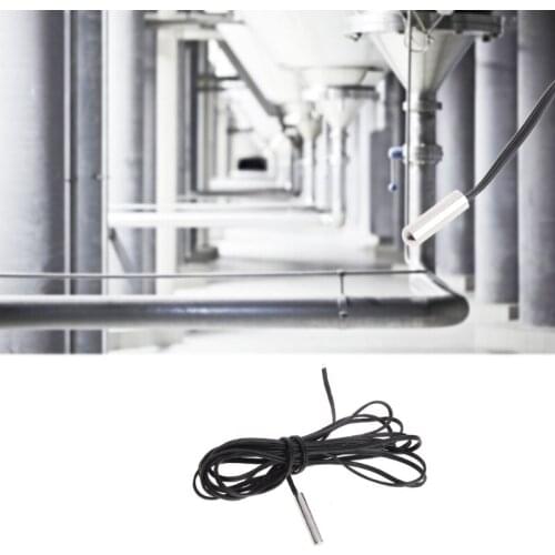New 150 cm NTC 10 K Ohm 1% 3435 Thermistor Temperature Sensor Cylinder Probe 1.5 m Wire Measurement & Analysis Instruments