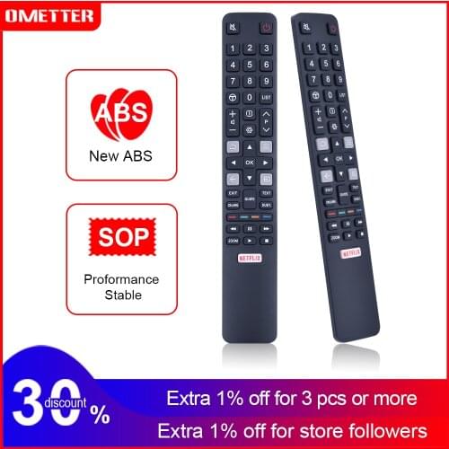 Brand New Remote Control RC80N YAI1 for TCL TV RC802N YAI2 4K HDTV P20 C2 Series 32S6000S 40S6000FS 43S6000FS NETFLIX