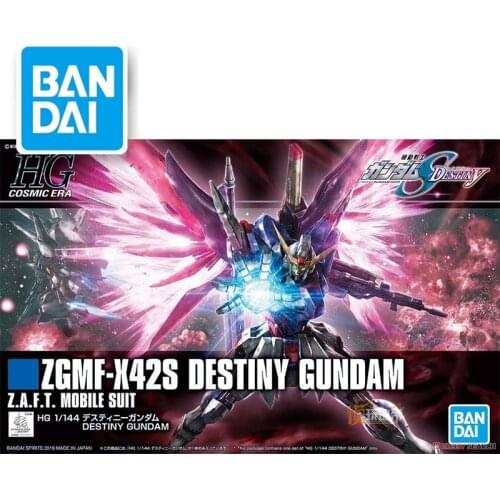 Original Japaness Gundam Model HG 1/144 SEED DESTINY GUNDAM Mobile Suit Assemble Model Action Figures