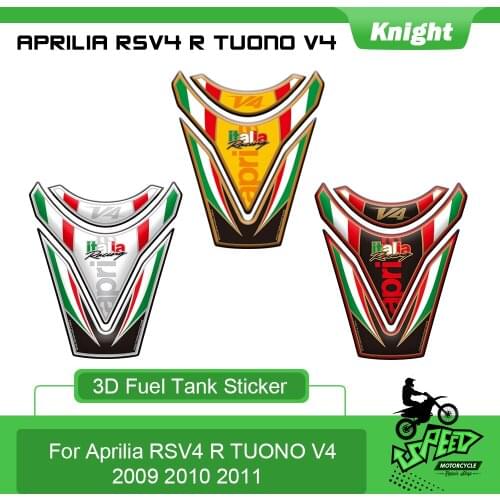 Suitable for Aprilia RSV4 R Tuono V4 2009 2010 2011 Motorcycle 3D Fuel Tank Protective Sticker Fishbone Anti-skid Sticker