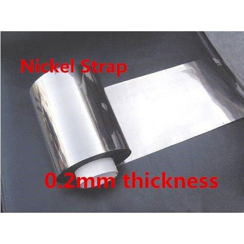 0.2mm thickness 200mm length 99.96% Pure nickel sheet Silver Gray Foil nickel sheet piece of nickel Sacrificial anode