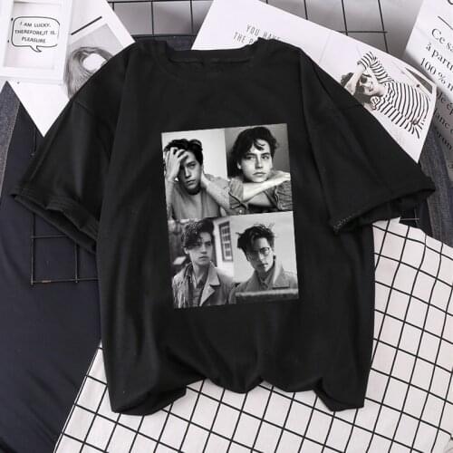 Riverdale Letter Harajuku Print Women tops Summer New Women T-shirt Loose Short-sleeved Punk Vintage Casual Cartoon Fashion tees