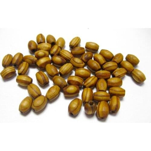 200 Natural Pattern Tube Wood Beads~ Wooden 5X8mm