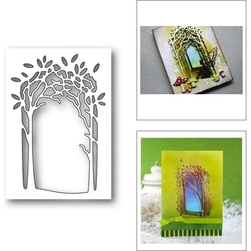 2020 New 3D Branches Tree Layered Metal Cutting Dies For DIY Cut Paper Craft Making Background Card Scrapbooking No Stamps Sets