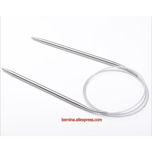 80cm/100cm/120 fixed Stainless Steel Circular Needle Knitting Tools Needles 1.5mm to 10mm 2.0mm 2.25mm 2.5mm 3.0mm 3.5mm 4MM 5MM