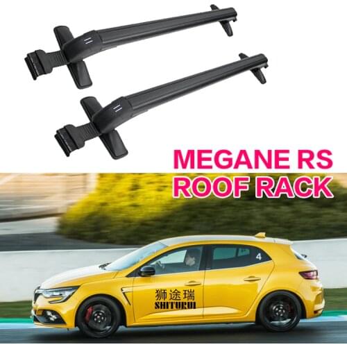 Car Luggage Rack Crossbar Roof Rack FOR RENAULT Megane hatchback 4 DOOR Sedan LOAD 150KG BAR LED