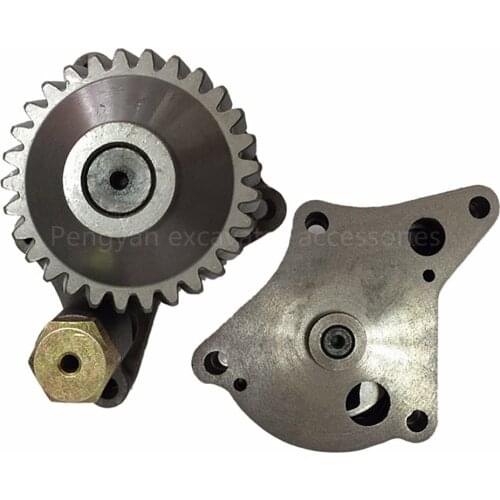 Free shipping excavator parts for Komatsu PC30/35/40/50 oil pump 3D84/4D84 engine fuel pump 129407-32000