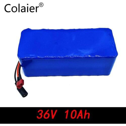 Colaier 36V 10AH bike electric car battery scooter high-capacity lithium battery