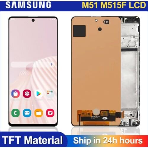6.7'' Display for Samsung Galaxy M51 M515 M515F M515F/DS Full LCD Touch Screen Replacement Repair Parts for Samsung M51 LCD