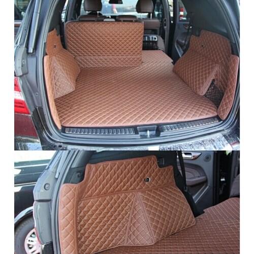 Car Travel) Best quality! Special trunk mats for Mercedes Benz ML 350 W166 2015-2012 waterproof boot carpets for ML350 2014