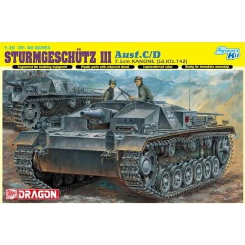 Dragon 6851 1/35 Sd.Kfz.142 Sturmgeschutz III Ausf.C/D Model