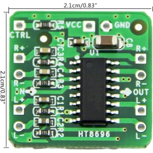 HT8696 Differential Amplifier Board 2x10W Digital Class D Audio Power Amplifier