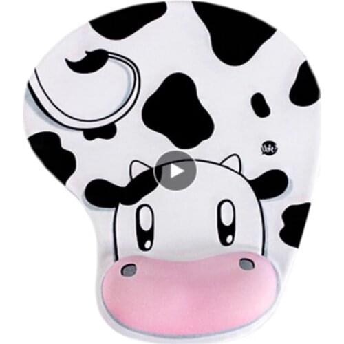 Mouse Pad Memory Foam Cartoon Cute Wristband Comfortable Wrist Pad Non-slip Soft Bottom Laptop Thickening Hand Pillow Wrist Pad