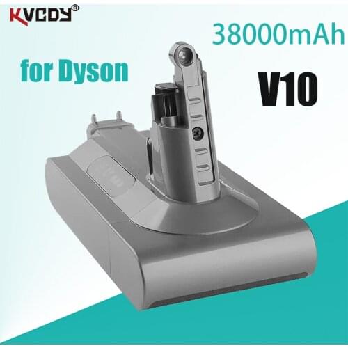 Replace Lithium Battery 25.2V 38000mAh Li-ion Vacuum Cleaner Rechargeable Battery for Dyson V10 Absolute Suitable Models