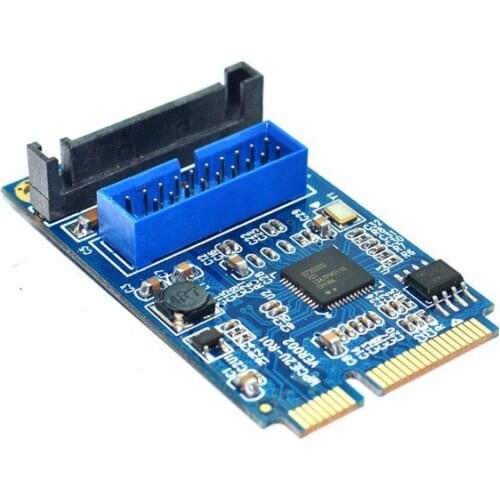 MINI PCI-E to USB3.0 adapter / MINI PCIE to 20PIN / 19pin USB3.0 expansion card