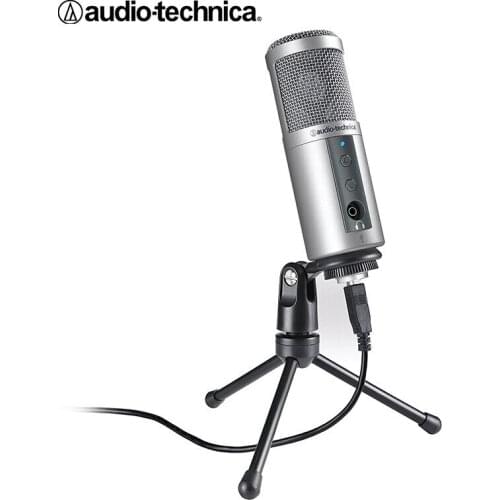 Original Audio-Technica ATR2500 USB Condenser Microphone Computer Game Live Microphone Recording Anchor Record Song