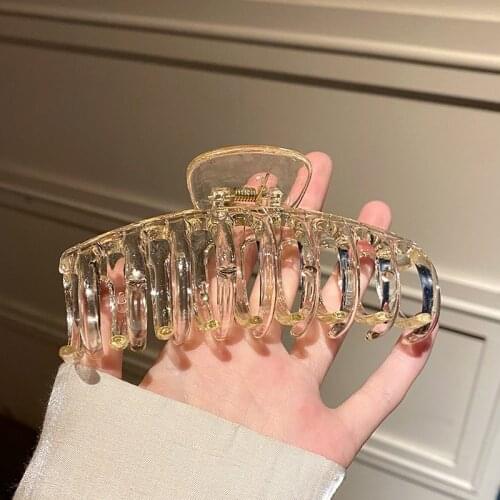 Simple Matte Candy Colors Hair Claws Shark Hair Clips for Women Girls Japanese Trendy Big Arcylic Casual Hair Accessories