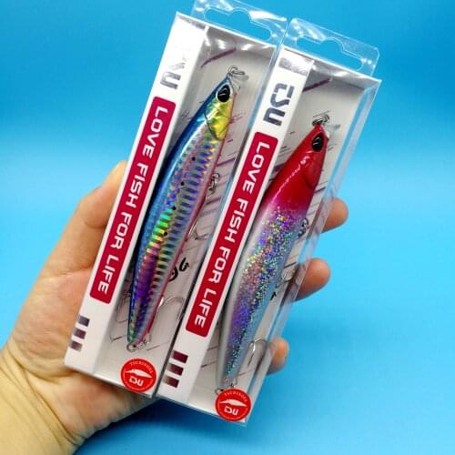 TSURINOYA 2PCS/Lot New Floating Minnow Fishing Lure 118mm 19g Long Casting Seabass Jerkbait Saltwater Big Hard Bait Wobbler