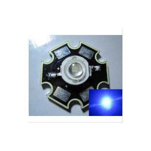 10pcs 3W Royal Blue High Power LED Emitter 700mA 450-455NM with 20mm Star PCB