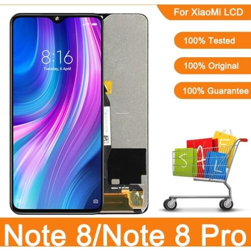 6.3'' For Xiaomi Redmi Note 8 LCD M1908C3JH Display Touch Screen Replacement For Redmi Note 8 Pro LCD M1906G7I 2015105 Assembly