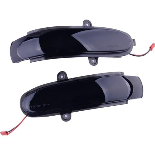 2pcs Front LED Dynamic Side Mirror Turn Signal Light fit for Mercedes Benz C Class W203 S203 CL203 2001-2003 2004 2005 2006 2007