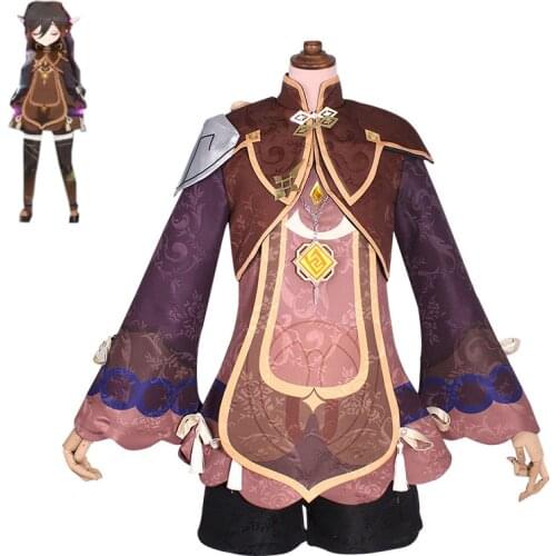 Anime Genshin Impact Little Di Ji Cosplay Costume Game Dress Fancy Uniforms Halloween Carnival Party Suits Custom Made