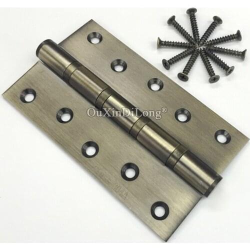 DHL Shipping 4PCS Extra Heavy Duty Door Hinges Stainless Steel Bearing Furniture Mute Door Hinges+Screws 6Inches / 8 Inches