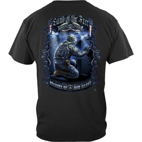 Double Flag Eagle Pow T Shirt MM2149