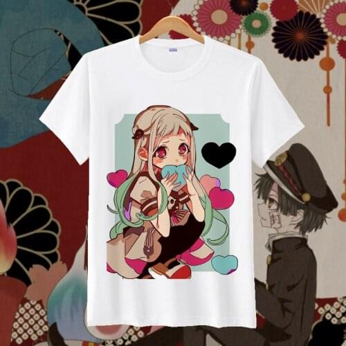 Toilet-bound Jibaku Shounen Hanako Kun T-shirt Anime Nene Yashiro T Shirt Women tshirt cosplay Short sleeve Tops Men Tees