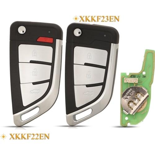 Kutery 3/4 Buttons Xhorse XKKF22EN/XKKF23EN Universal Remote Key For VVDI Mini Key Tool