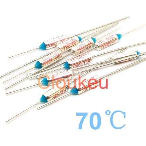 RY Tf 70C 250V10A Metal temperature fuse 70 Centigrade