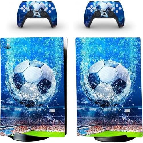 Football PS5 Digital Edition Skin Sticker Decal Cover for PlayStation 5 Console & Controllers PS5 Skin Sticker Vinyl