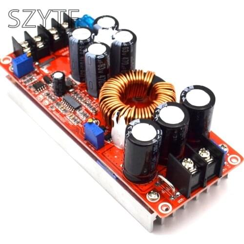 New 1200W high power DC-DC boost constant voltage and constant current adjustable vehicle charging power supply module