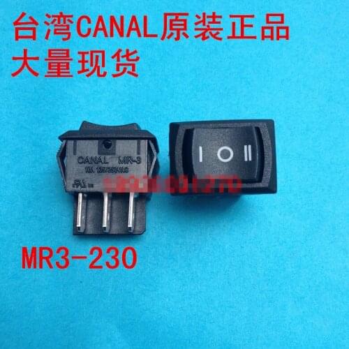 Original new 100% import switch genuine original rocker switch MR3-230-C6N-BB 6pin